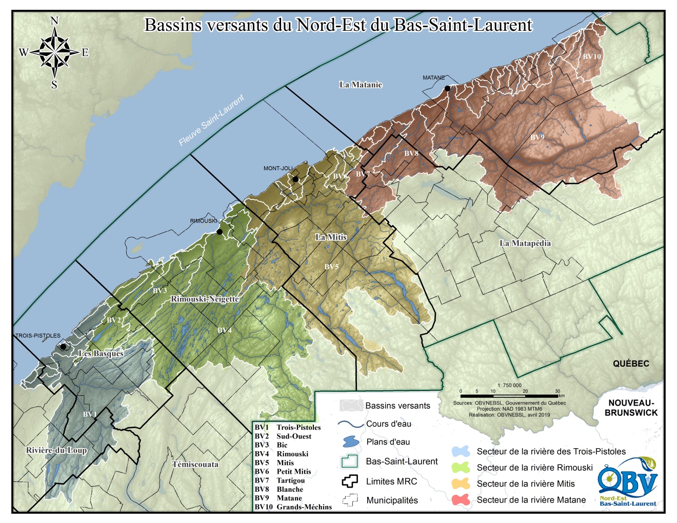 Cartographie de la zone