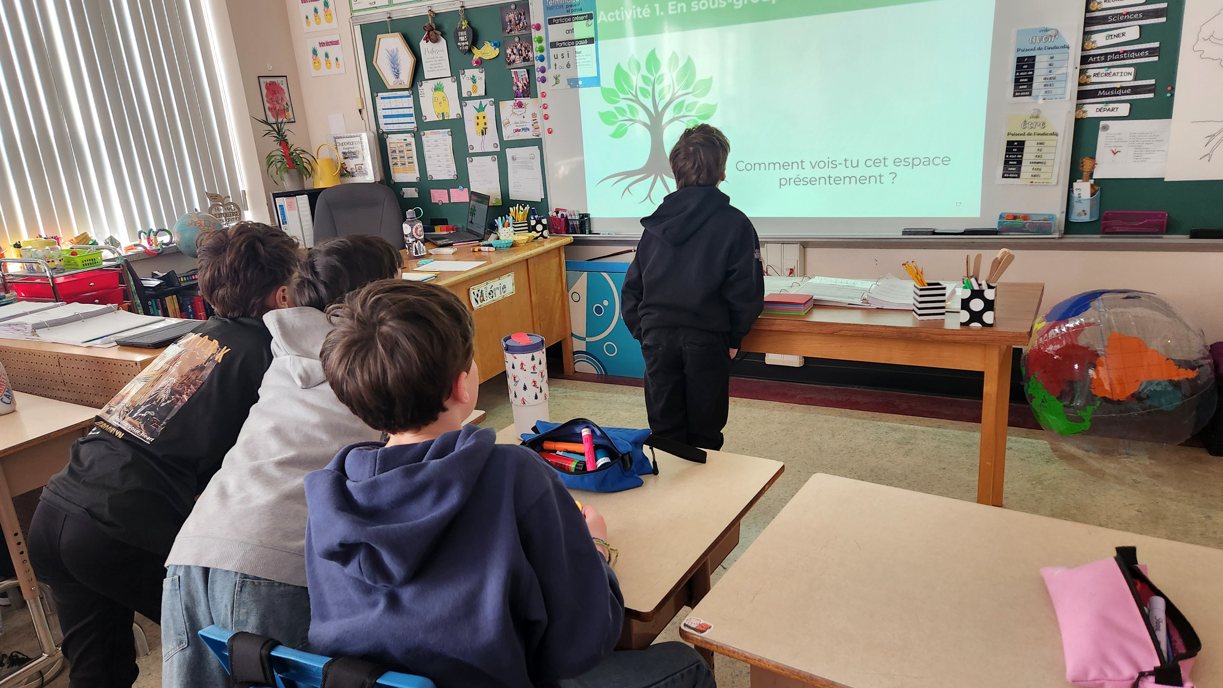 Atelier de vision en classe